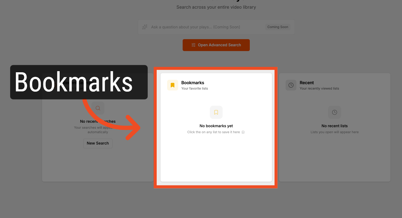 Access Bookmarked Lists
