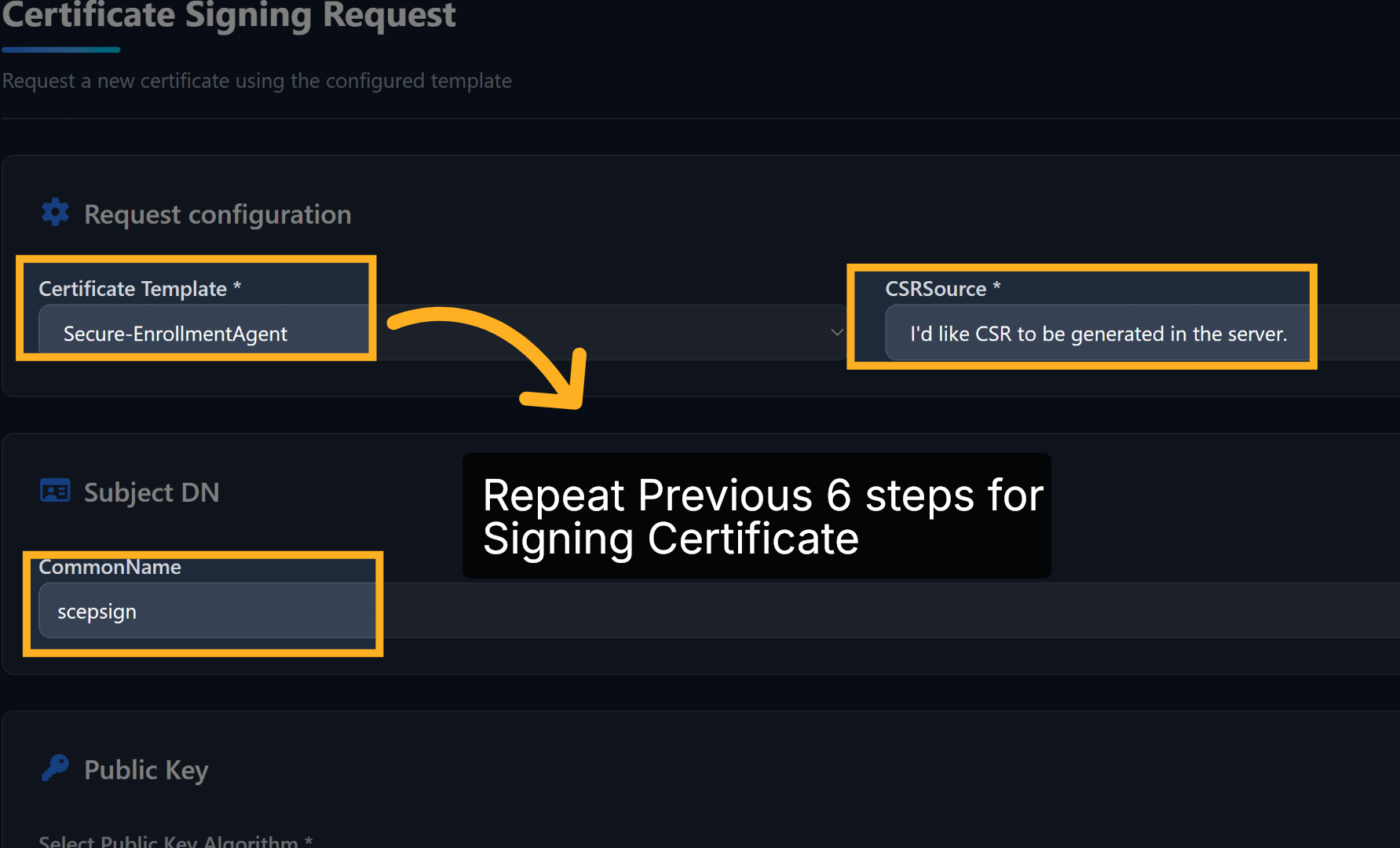 CEP and SIGNING Certificate - 07