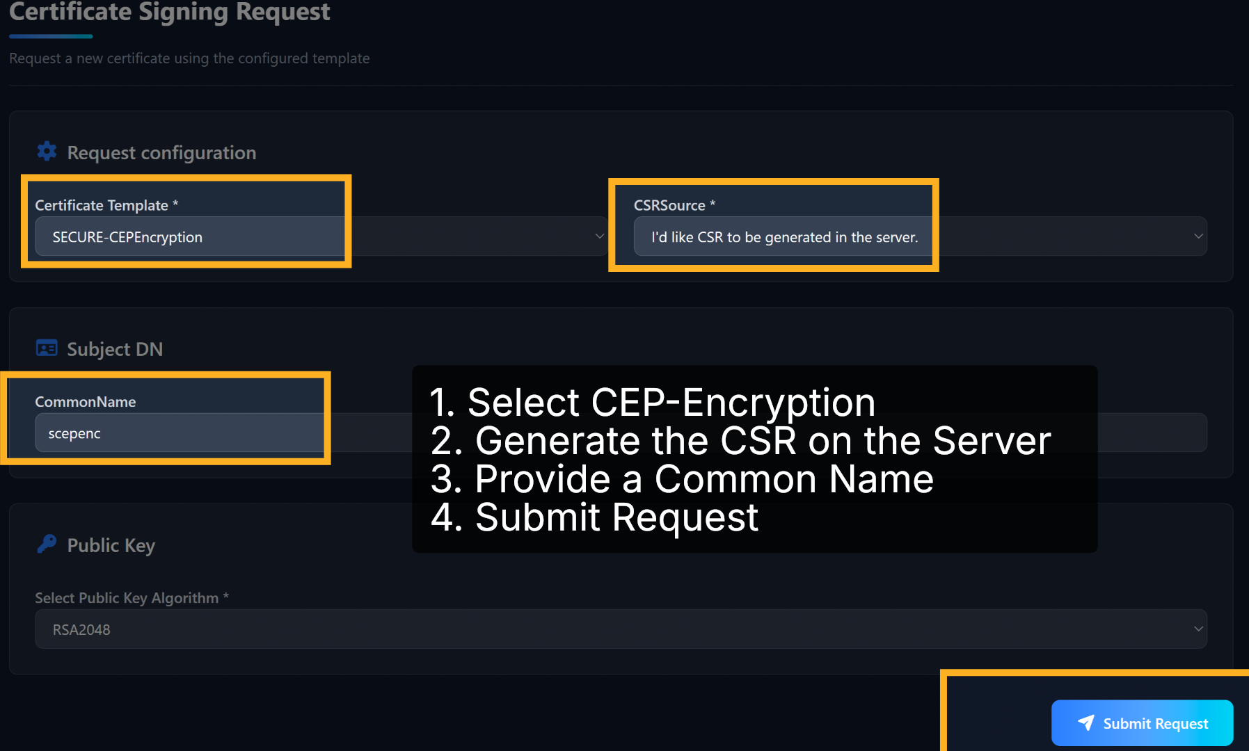 CEP and SIGNING Certificate - 04