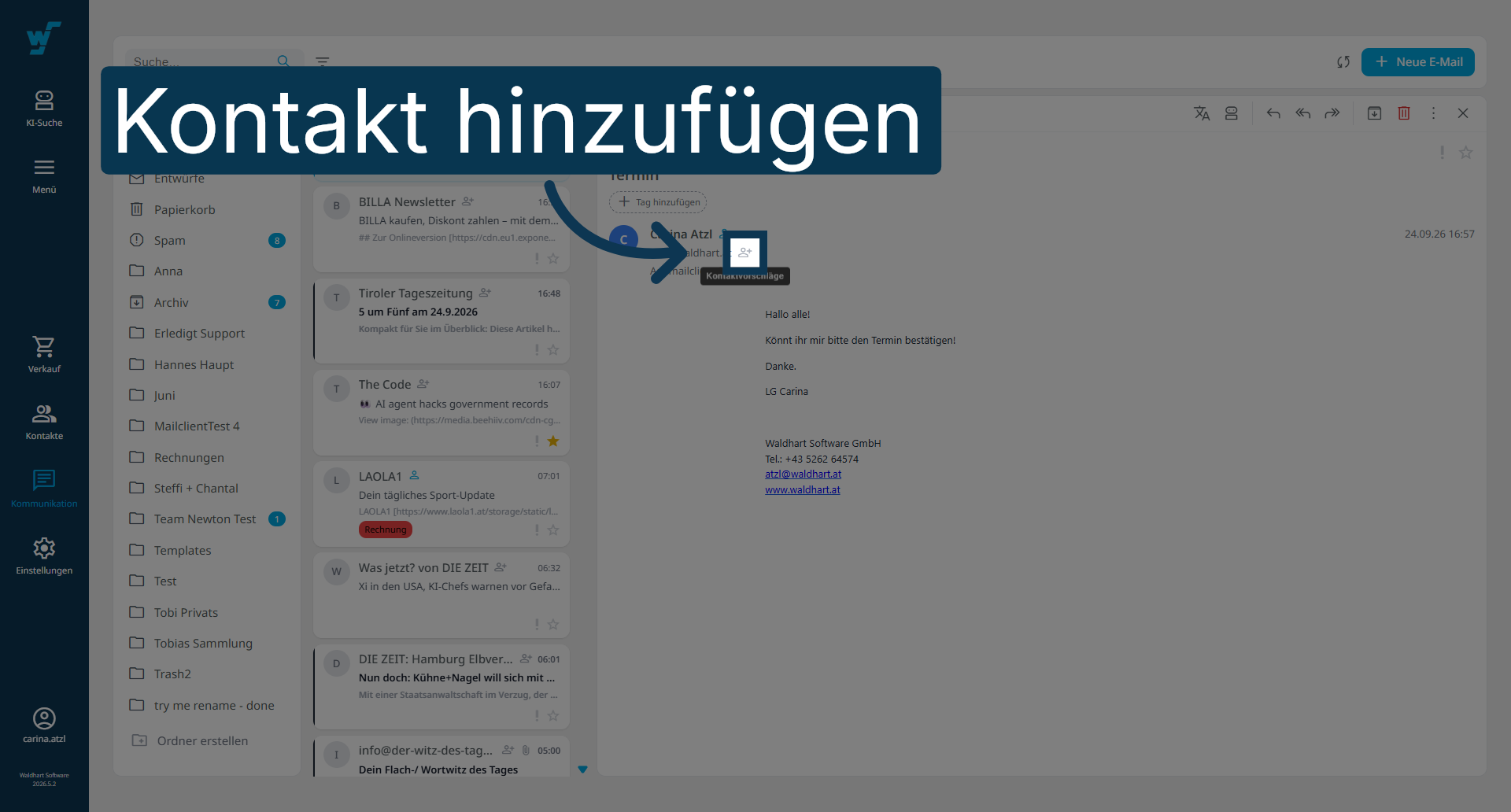 Person Hinzufügen