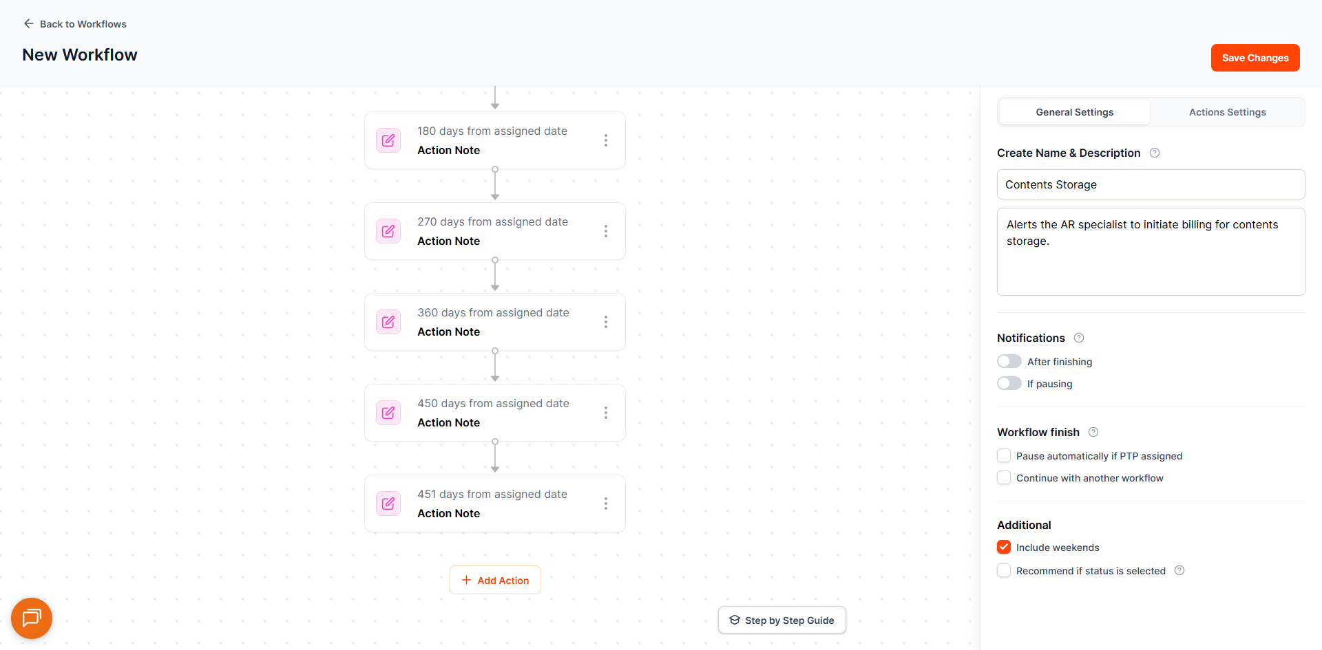 Contents Storage Template