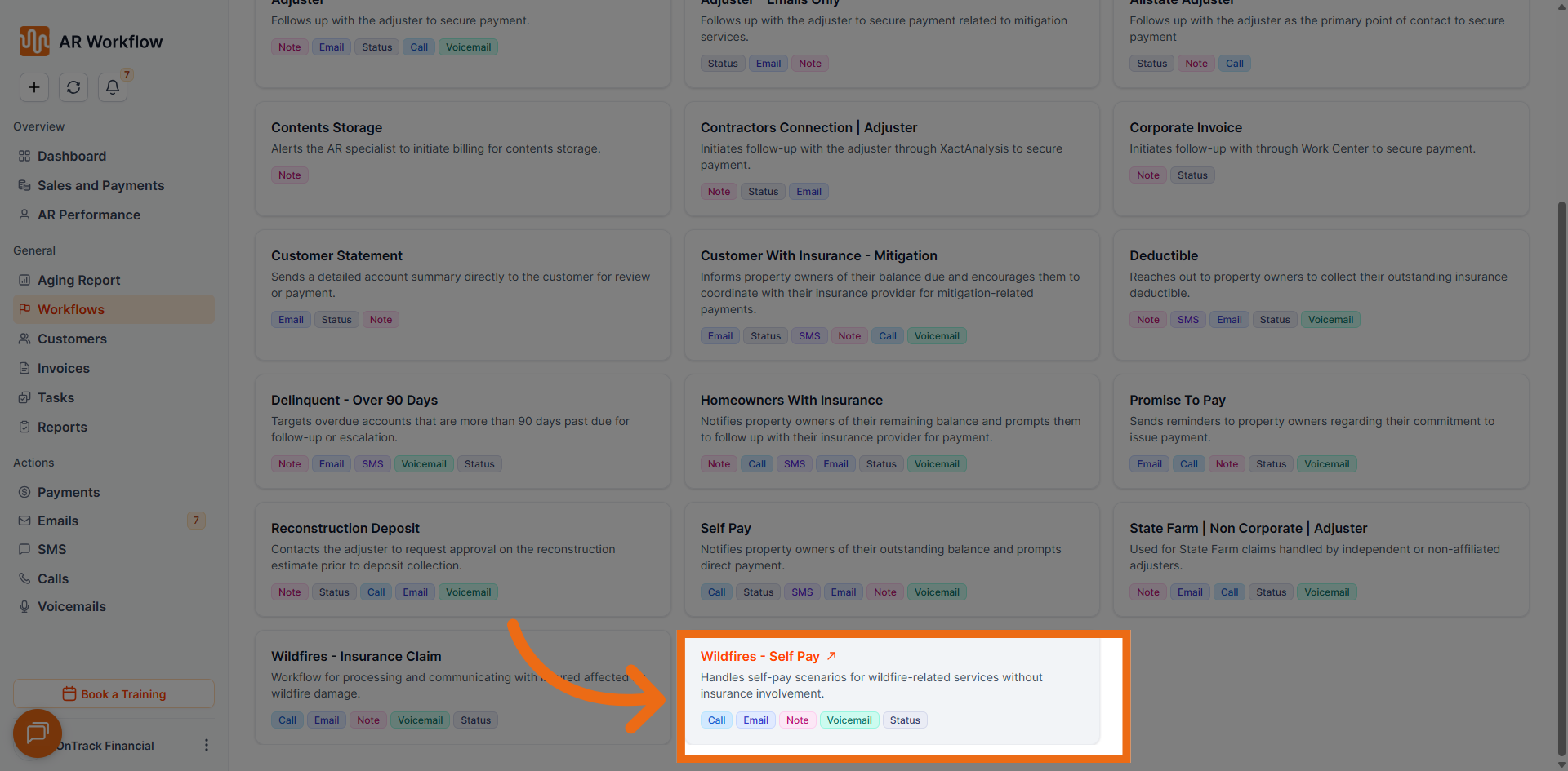 Wildfires-Self Pay Template