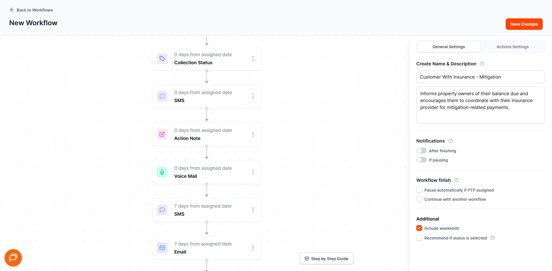 Customer with Insurance Mitigation Template