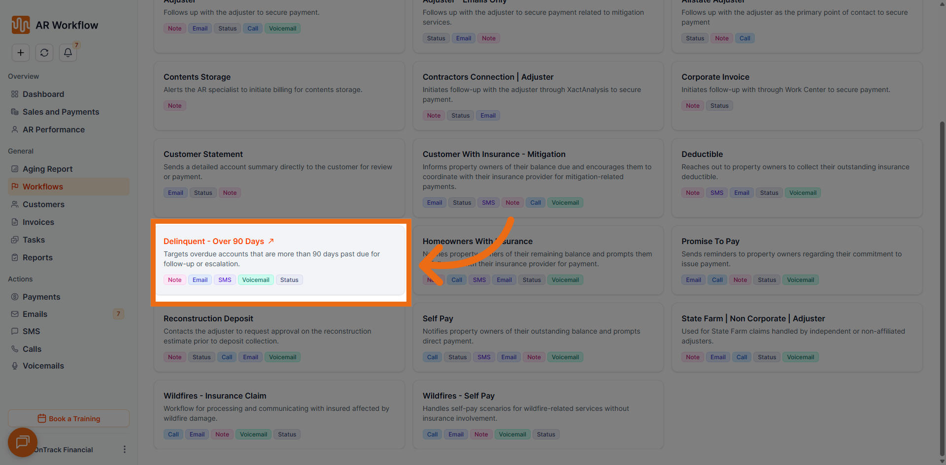 Delinquent Over 90 Days Template
