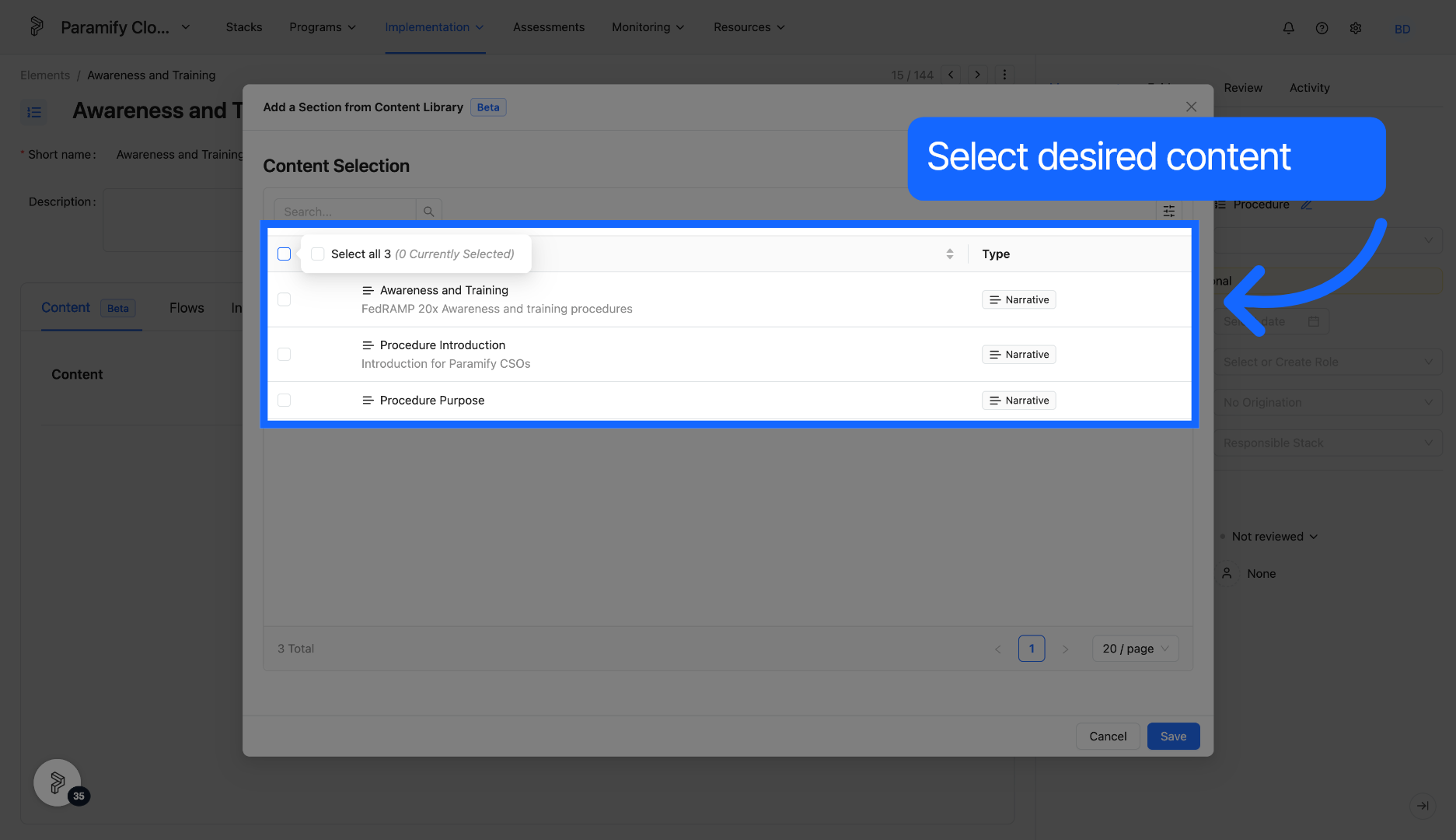Click Select All Again