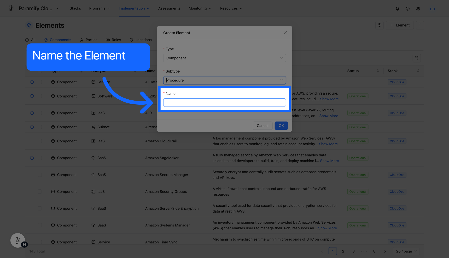 Click Name Field