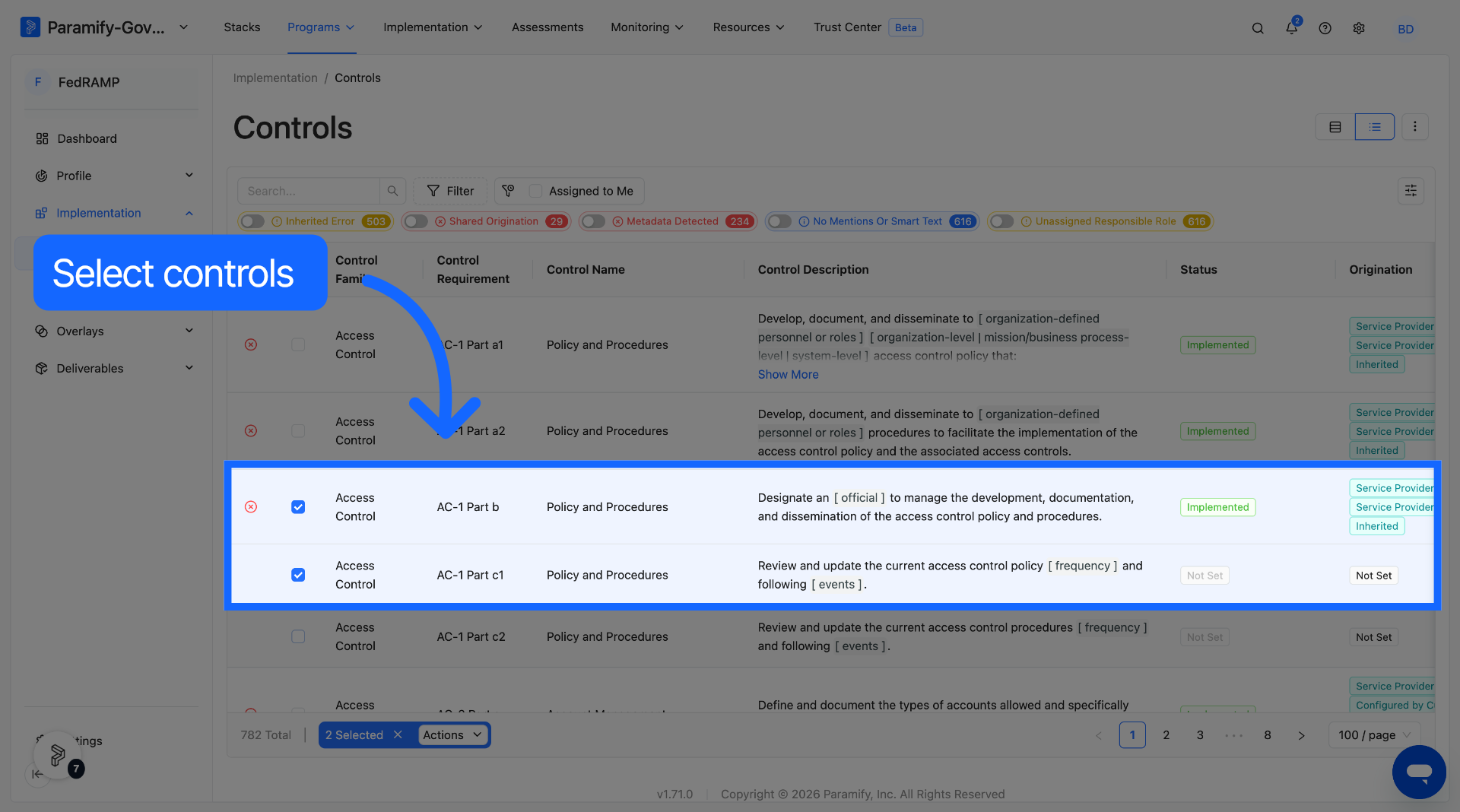 Provide Additional Control Data
