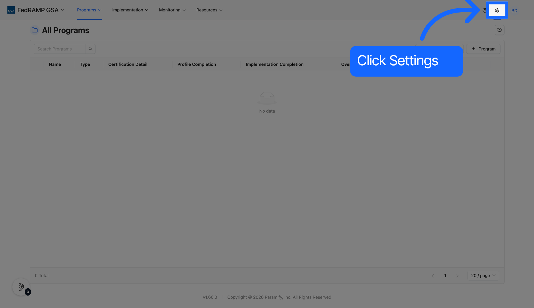 Open Workspace Settings