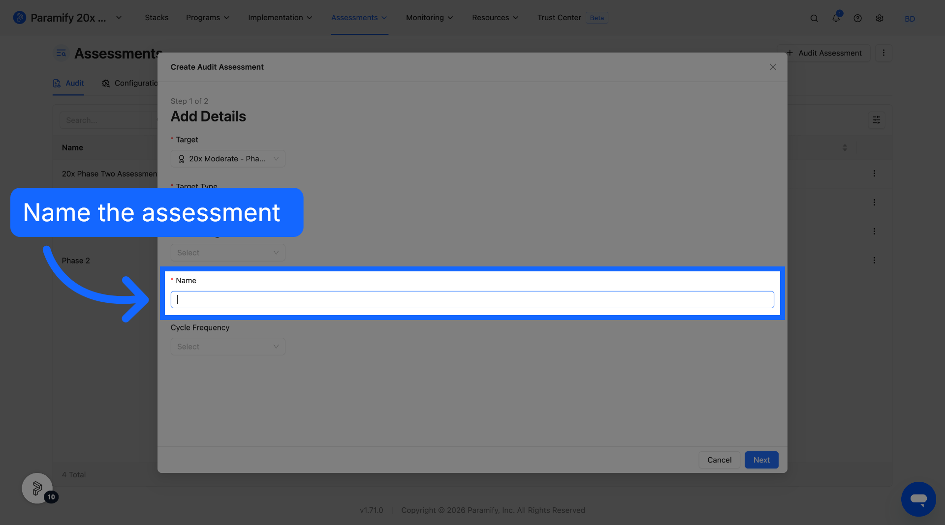Choose Name Filter