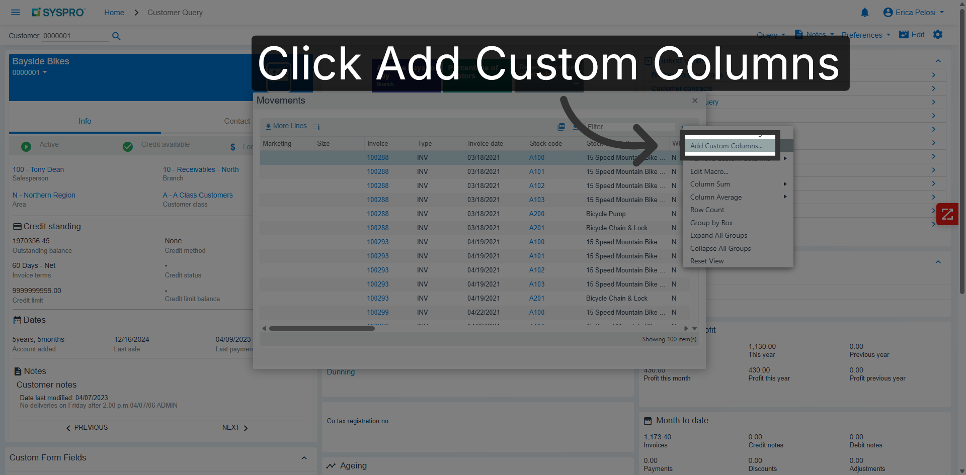 Add Custom Columns