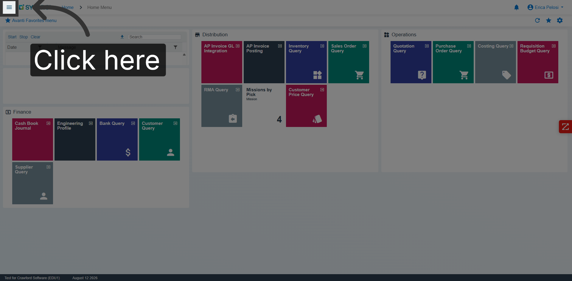 Access Home Menu