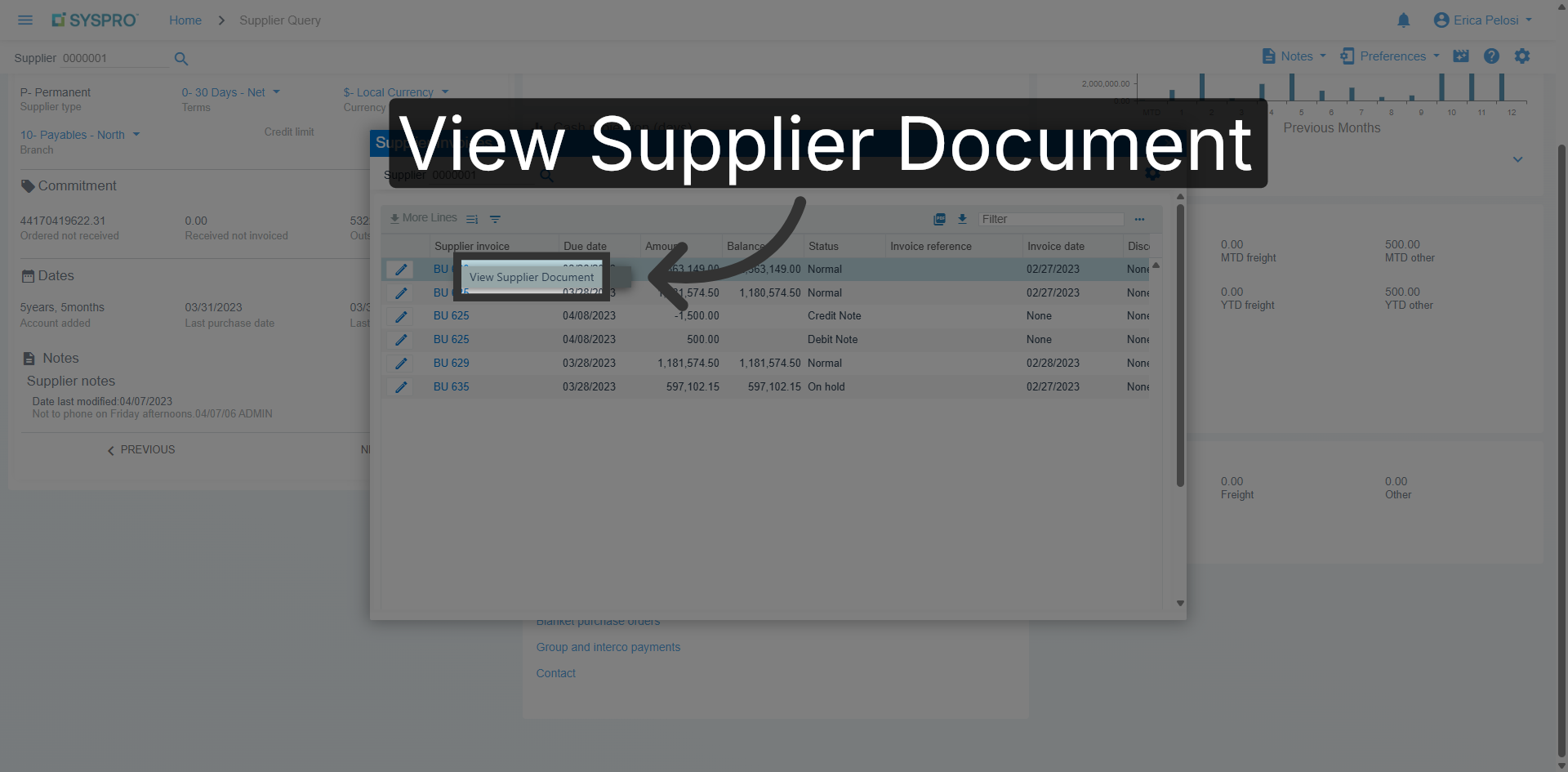 View Supplier Document