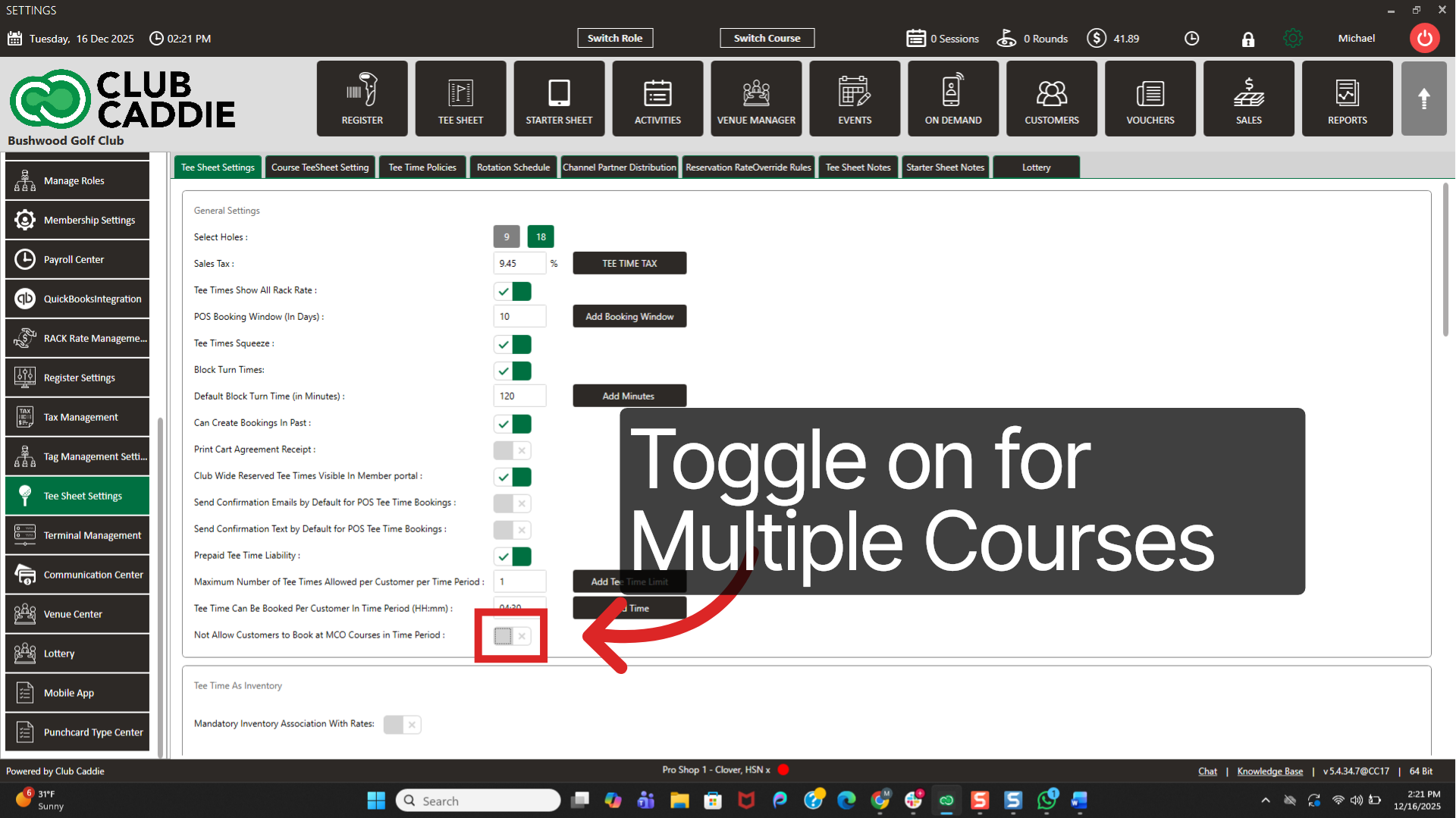 Finalize Booking Limit
