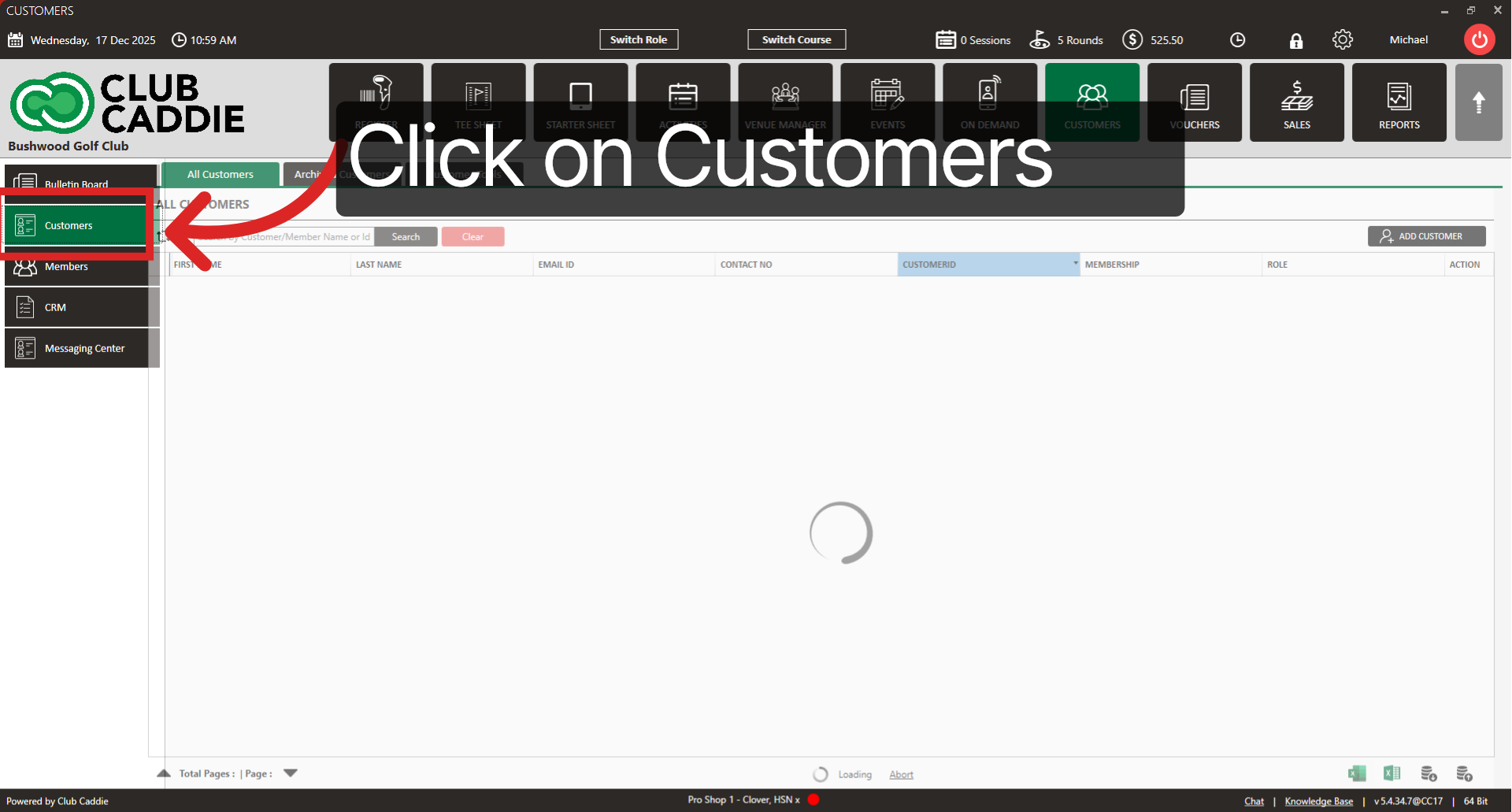 Click Action Link Again
