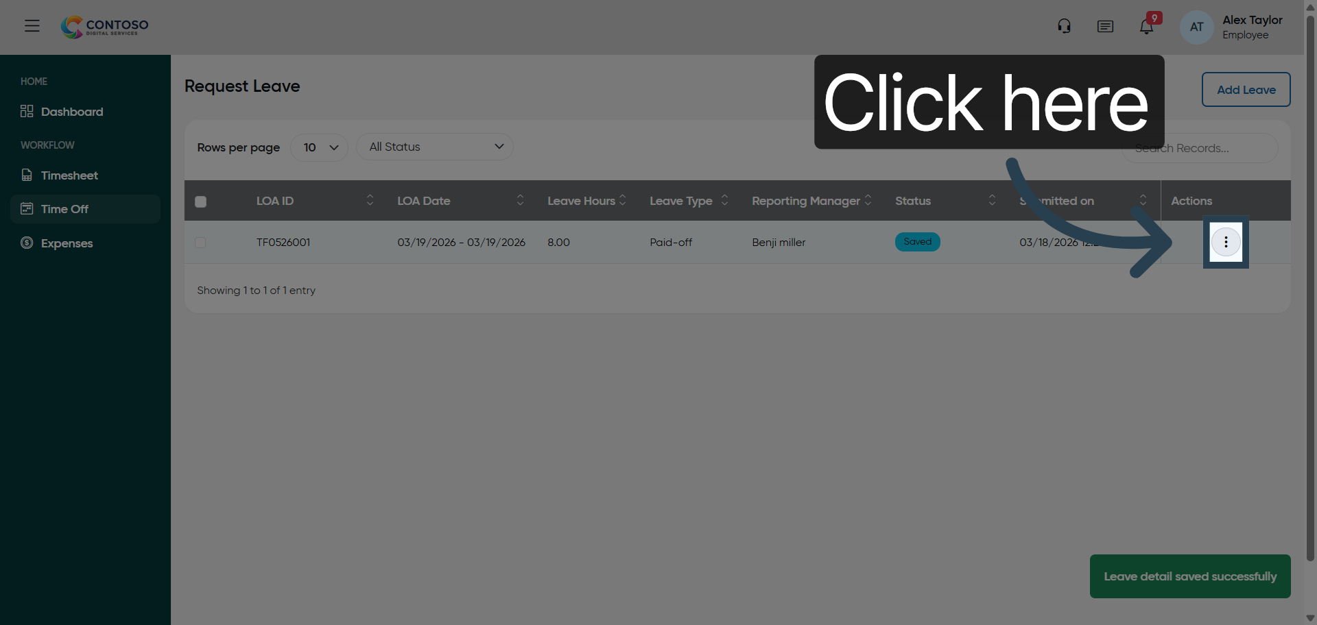 Access Leave Request