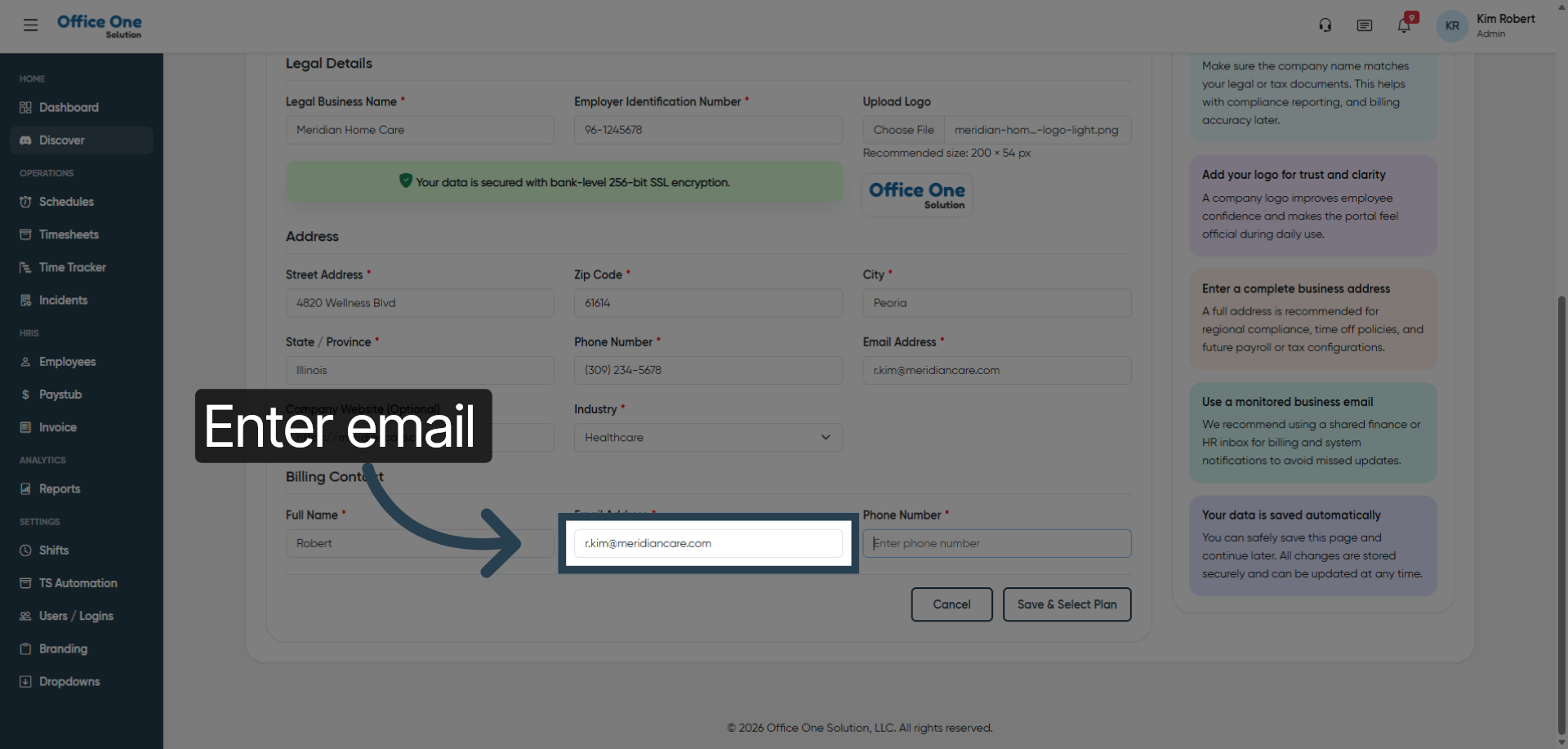 Complete Email Address