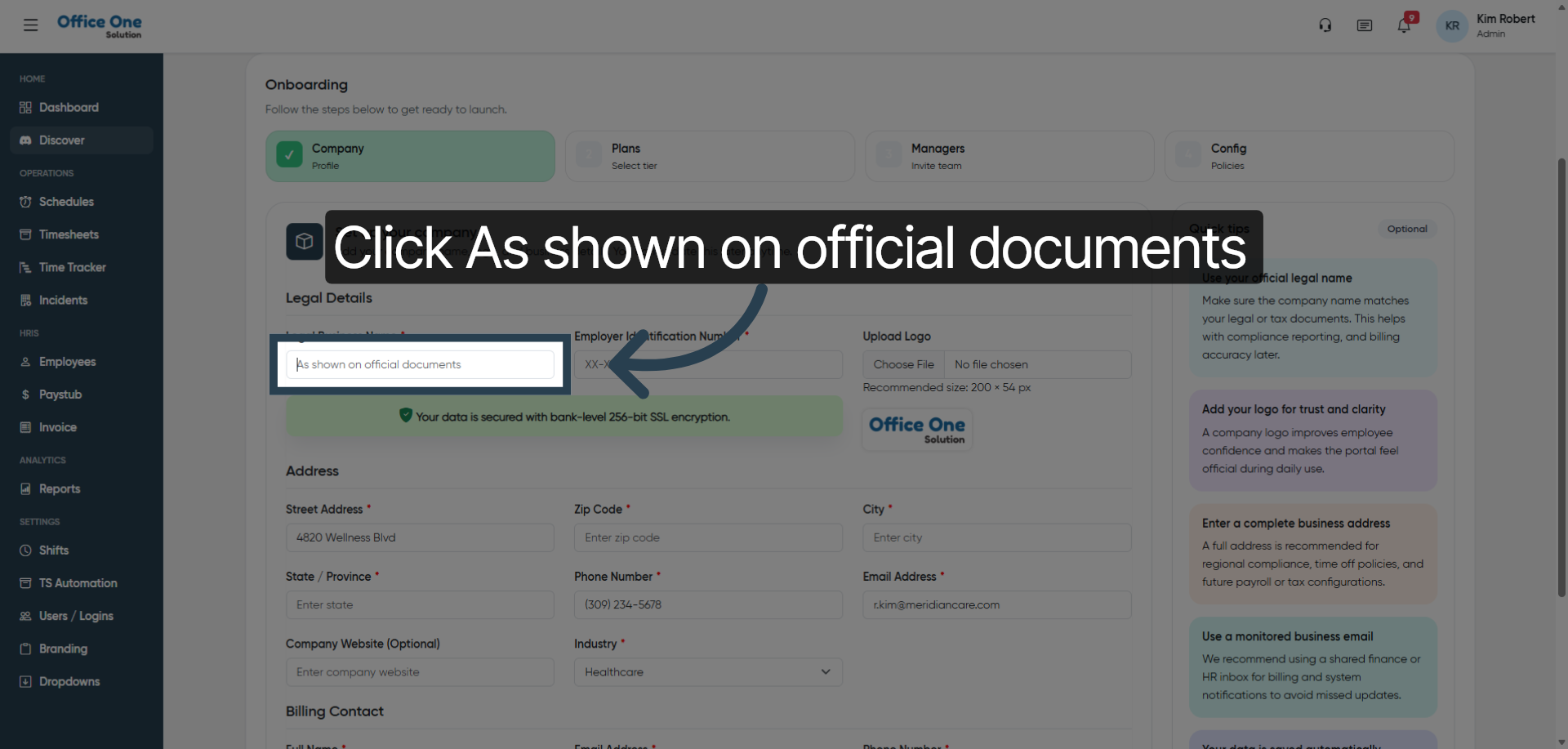 Confirm Document Verification