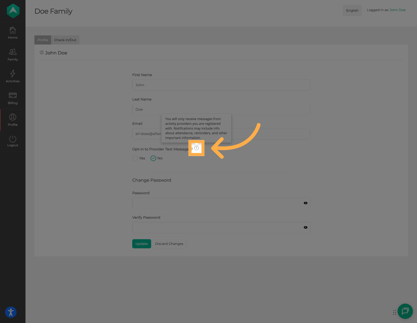 Review Notification Information