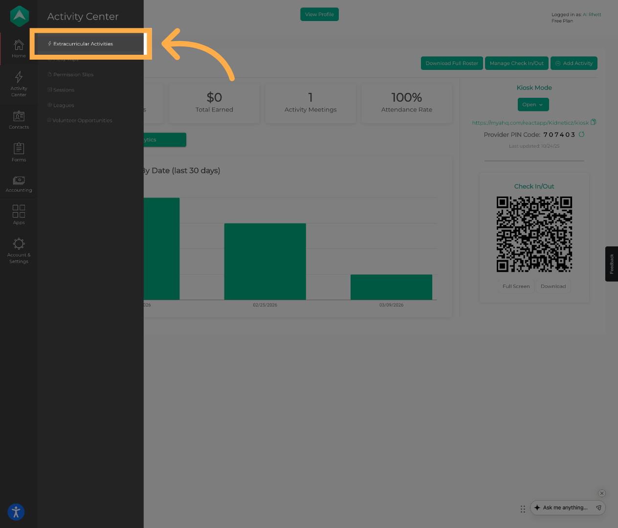 Access Extracurricular Activities
