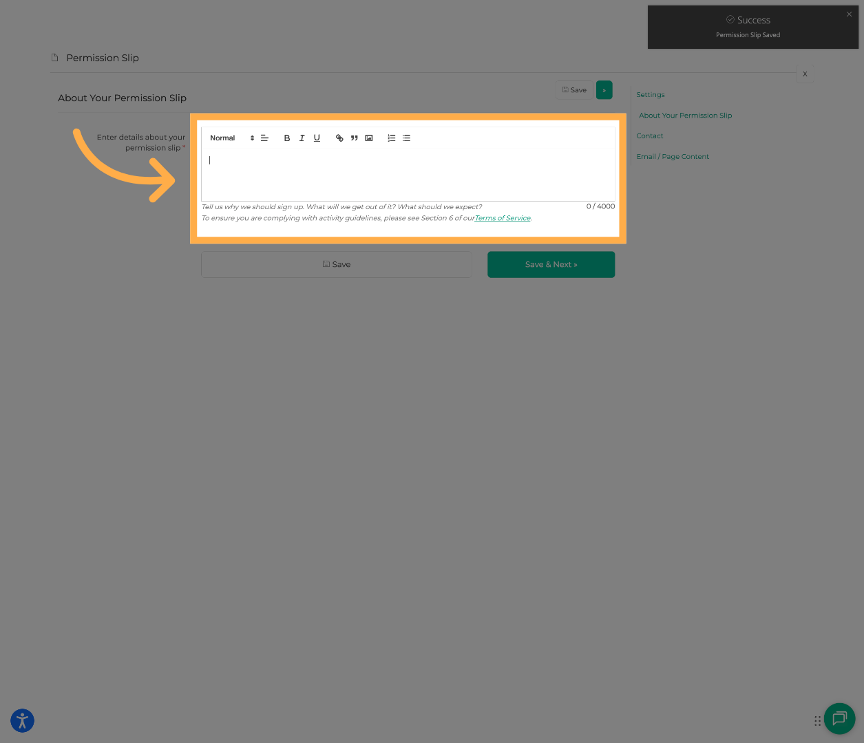 Access Additional Settings