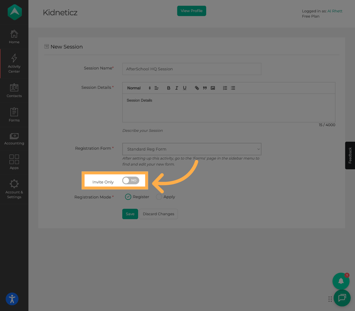Make your Session Private