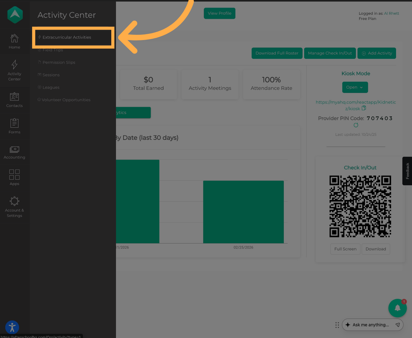 Access Extracurricular Activities