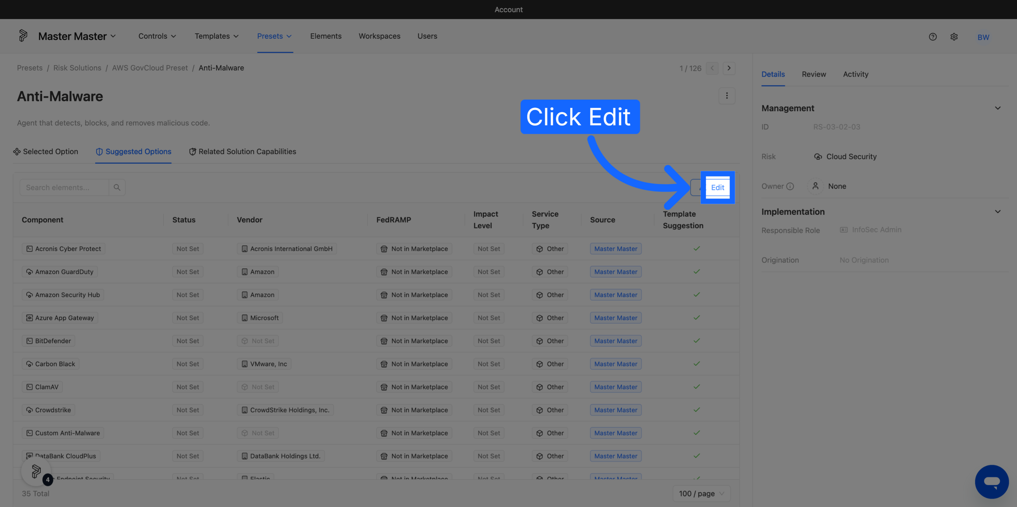 Edit Account Settings