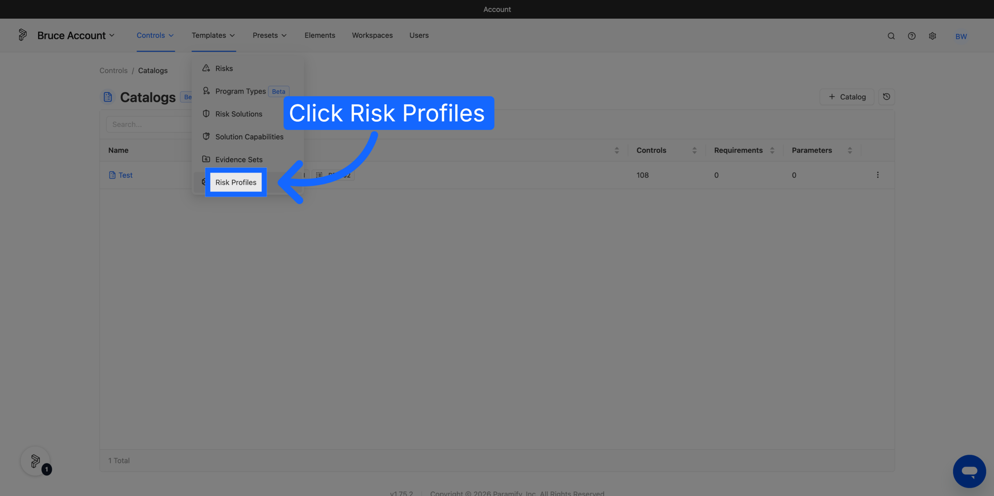 Open Risk Profiles Catalog