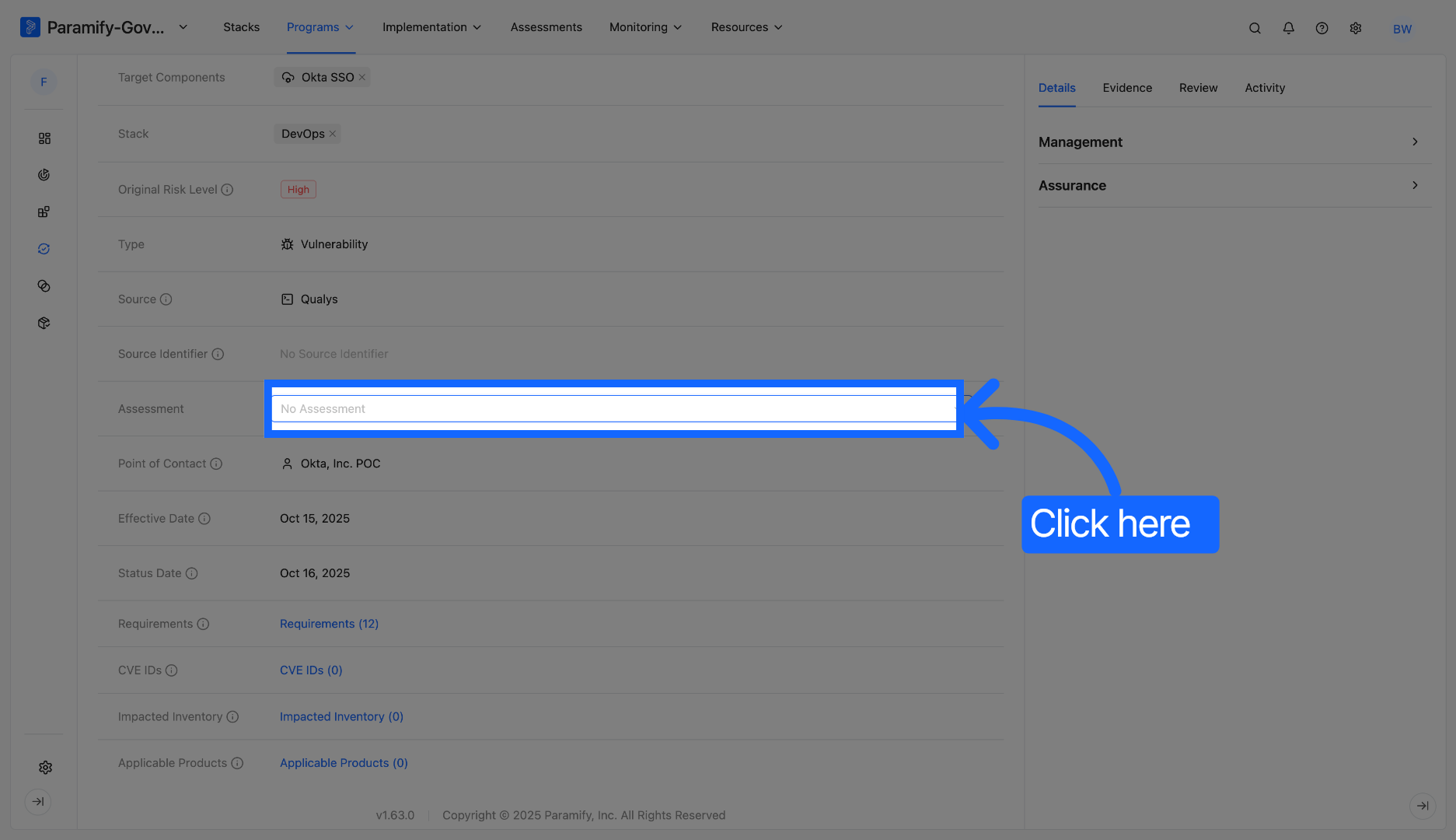 Open Additional Options