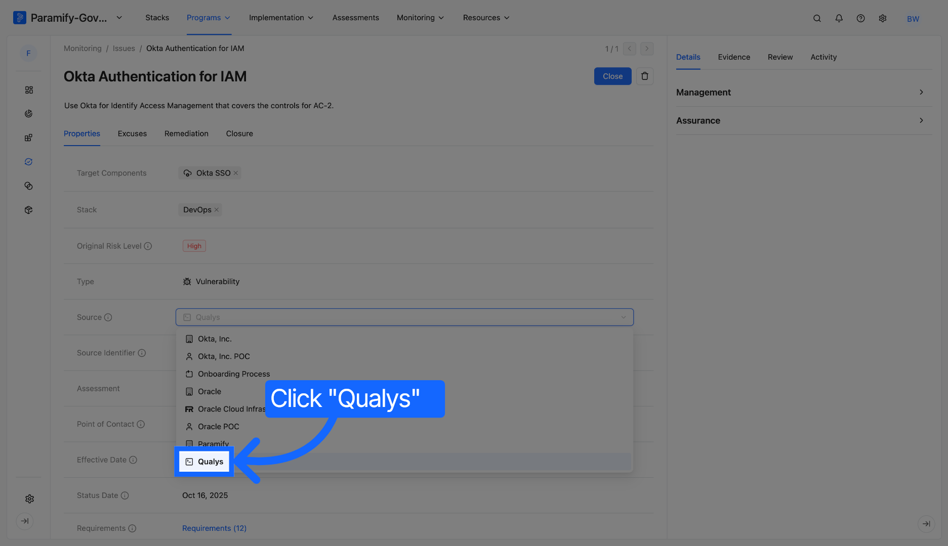 Reconfirm Source System