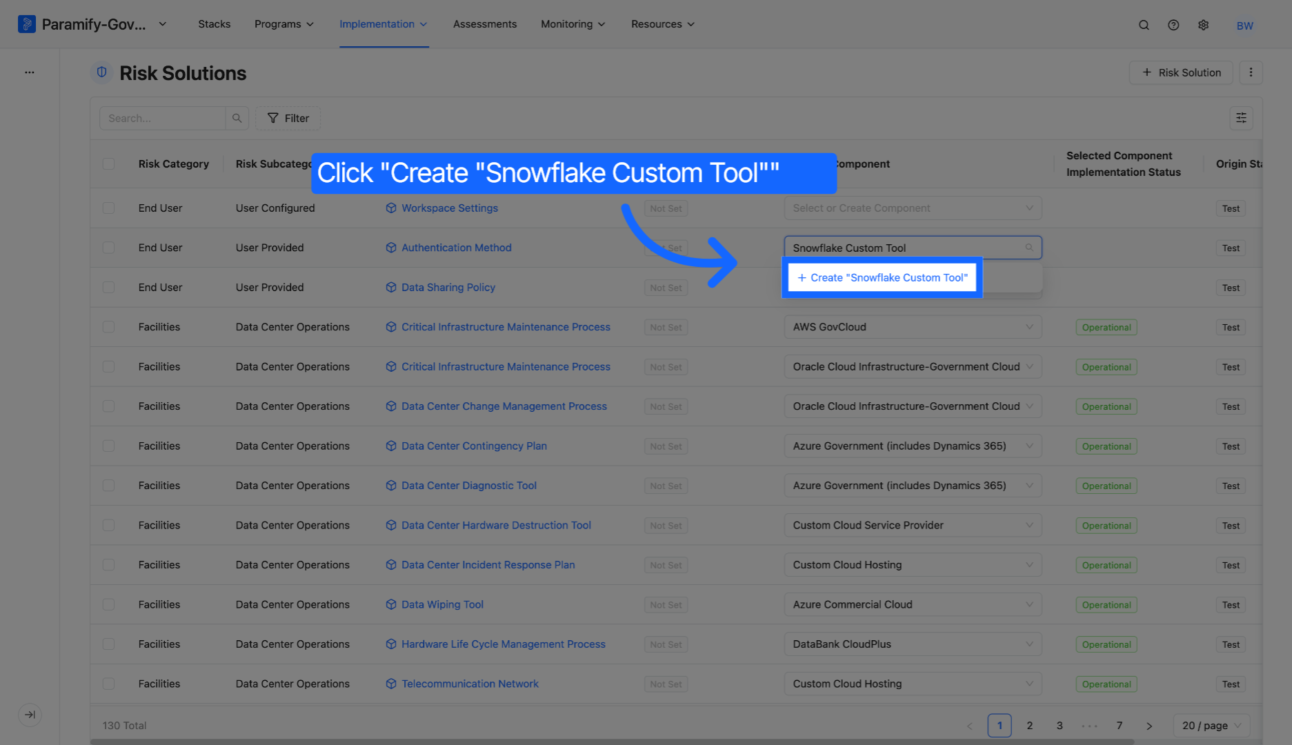Create The Custom Tool