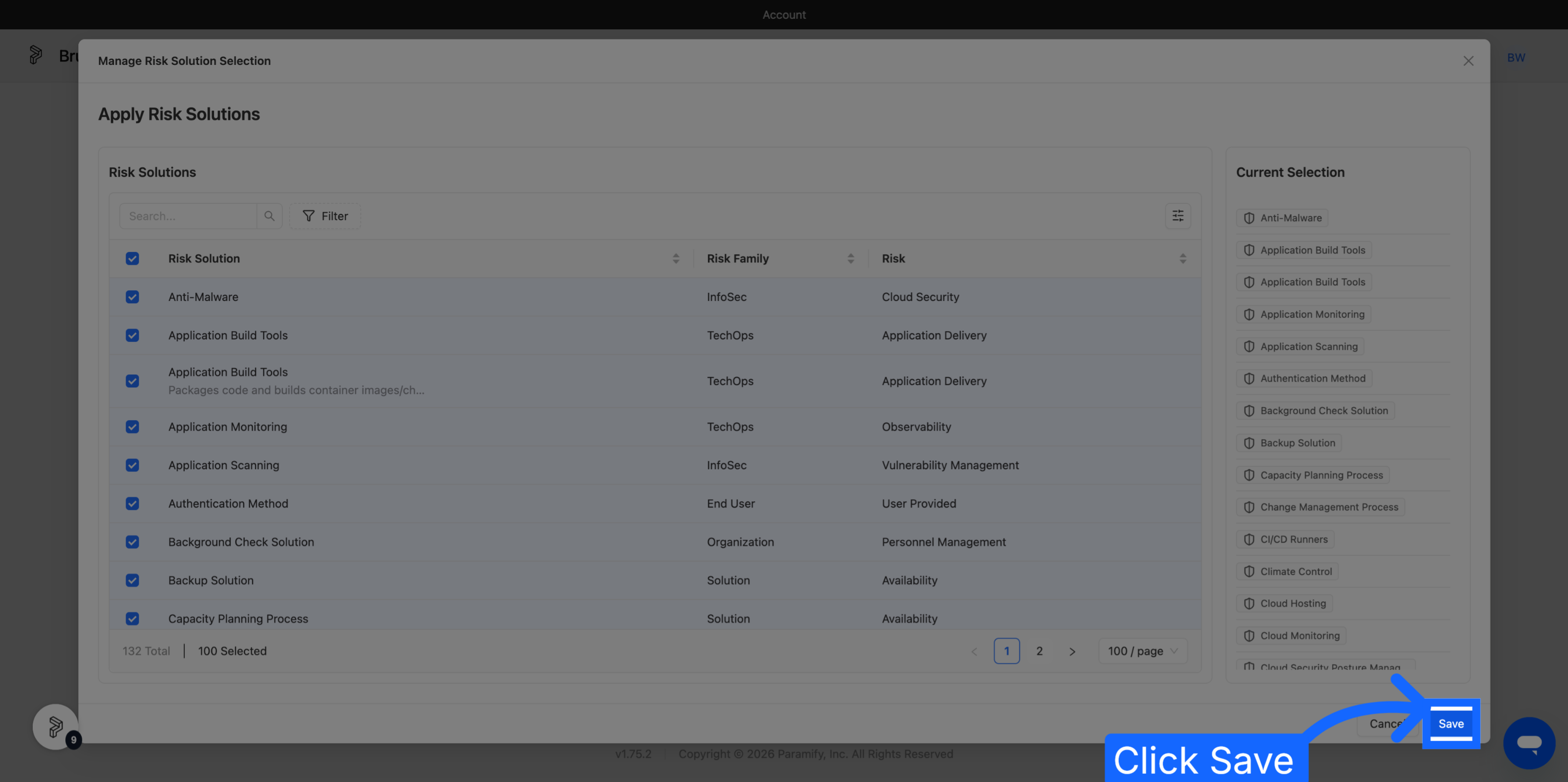 Save Preset Configuration
