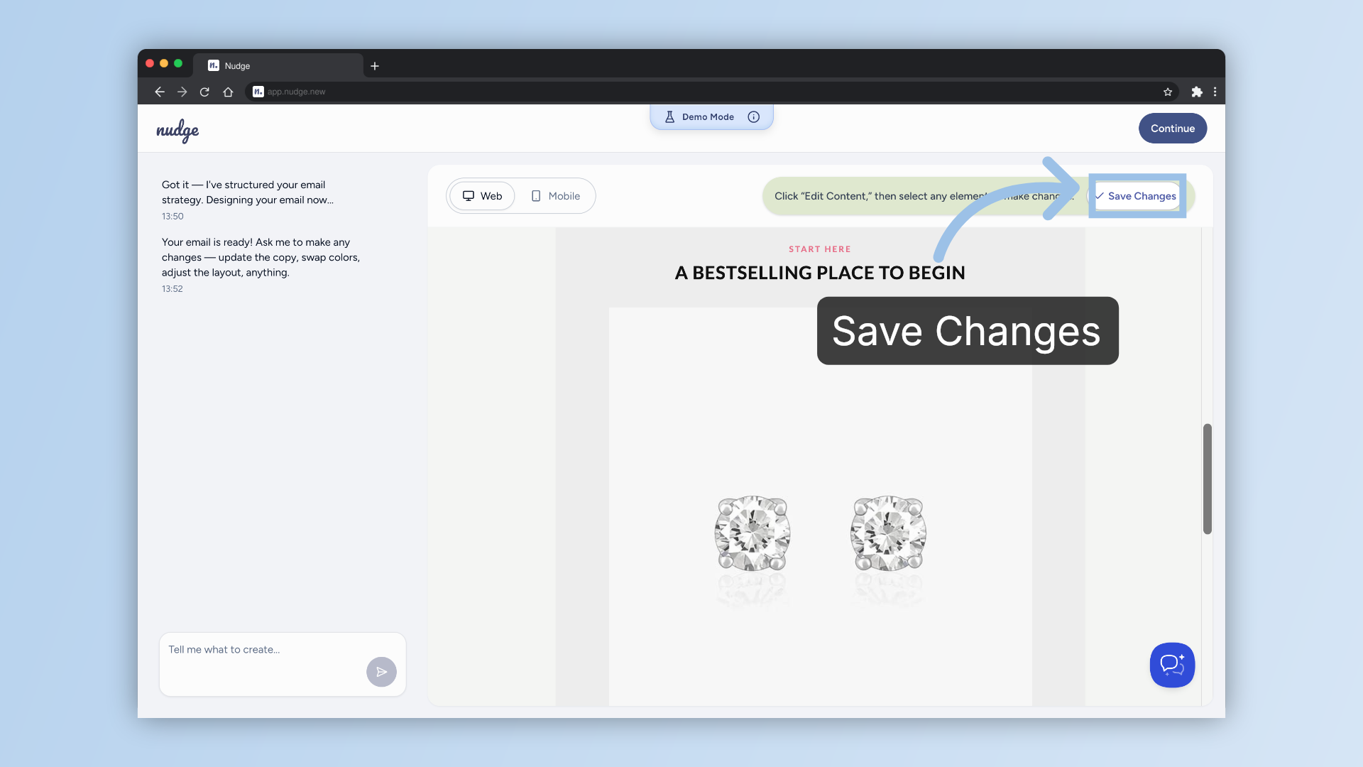 Save Content Changes