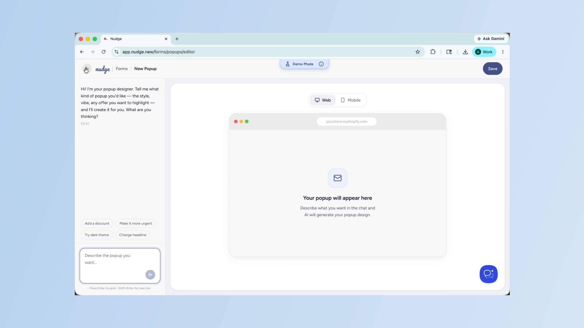 Select Template Example