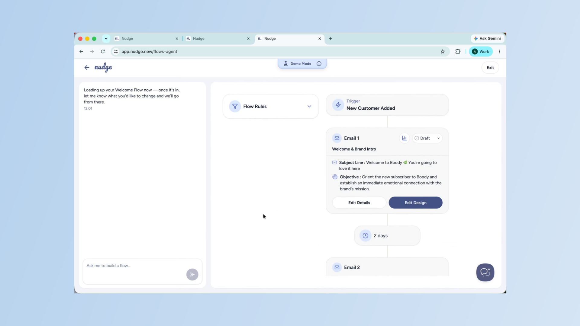 Repeat Email Design Process