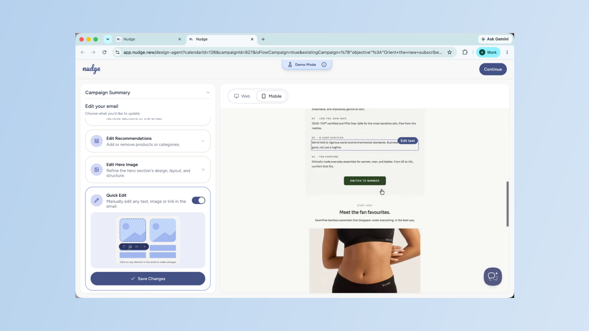 Check Mobile View - Segment