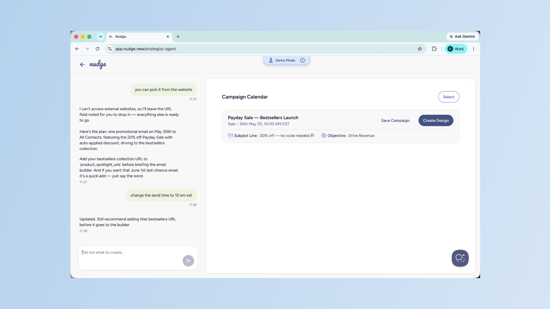 Create Fully Designed Email